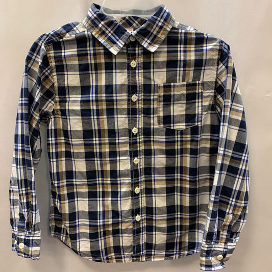 Shirt: Long Sleeve Plaid Button Up