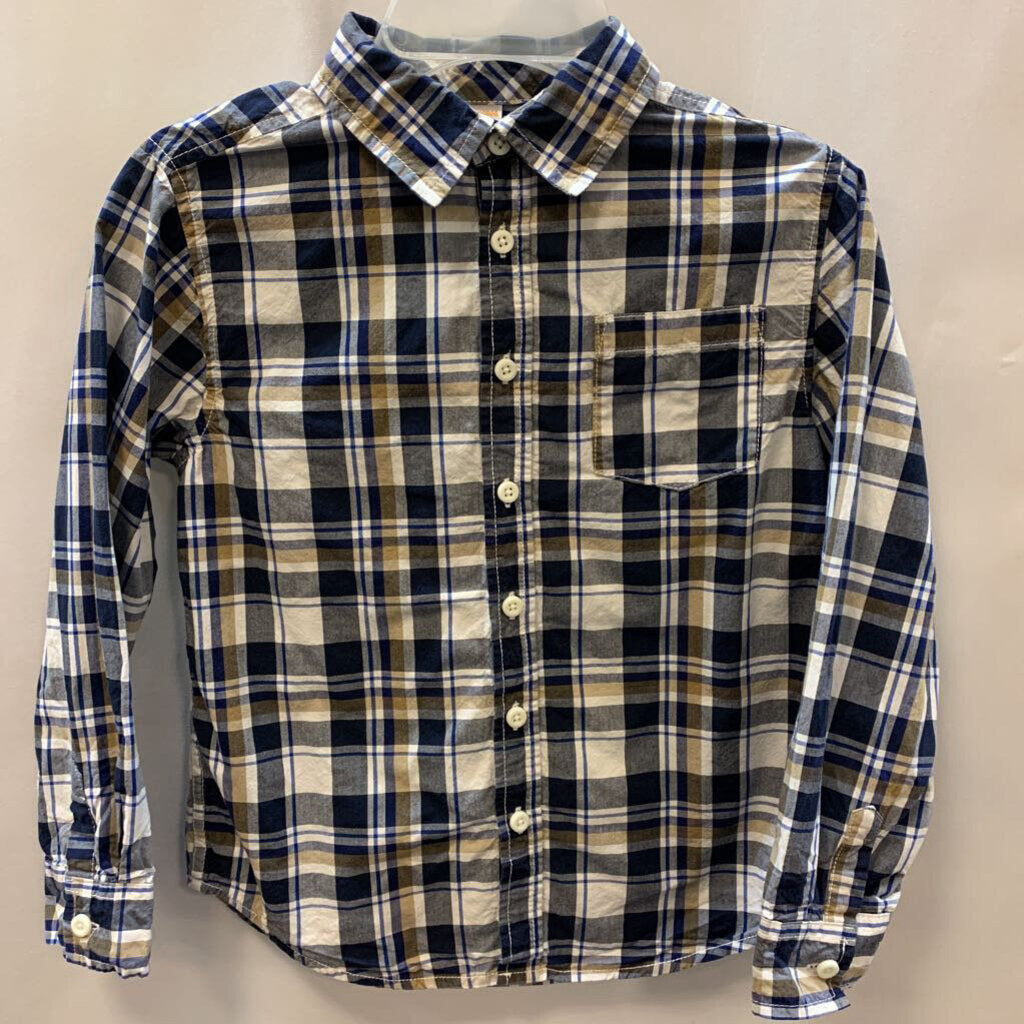 Shirt: Long Sleeve Plaid Button Up