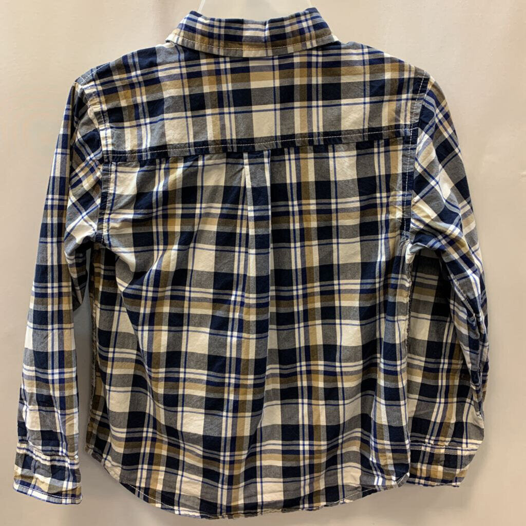 Shirt: Long Sleeve Plaid Button Up