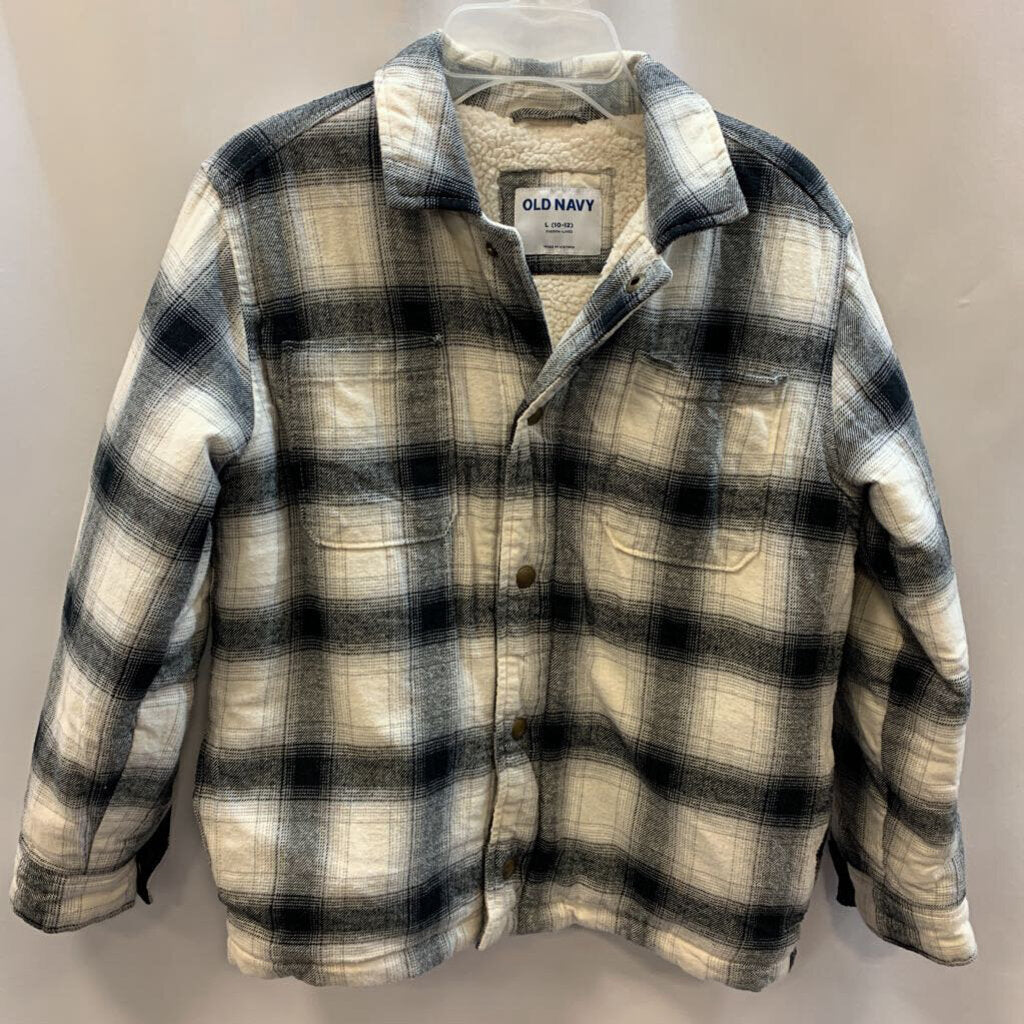 Jacket: Plaid Sherpa Lined