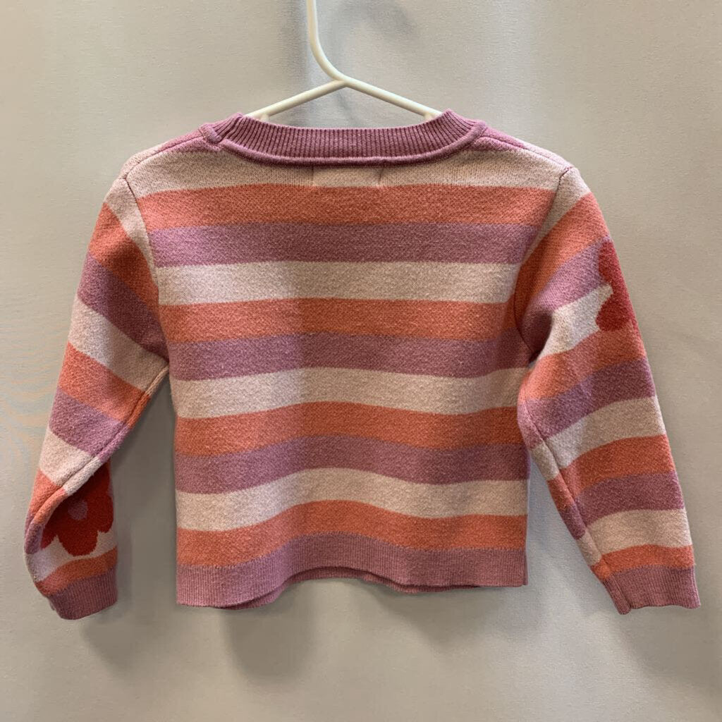 Shirt: Long Sleeve Flower Sweater