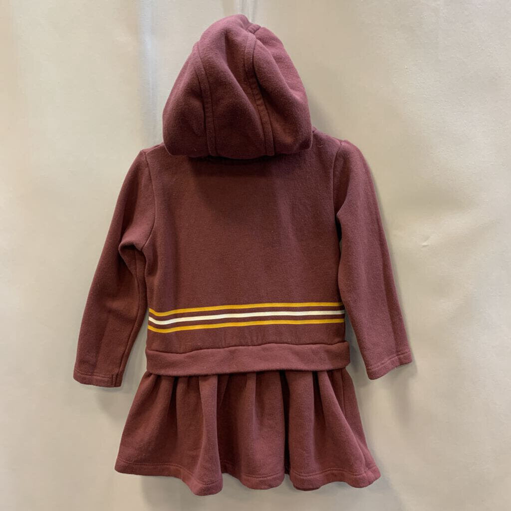 Dress: Sweater with hood