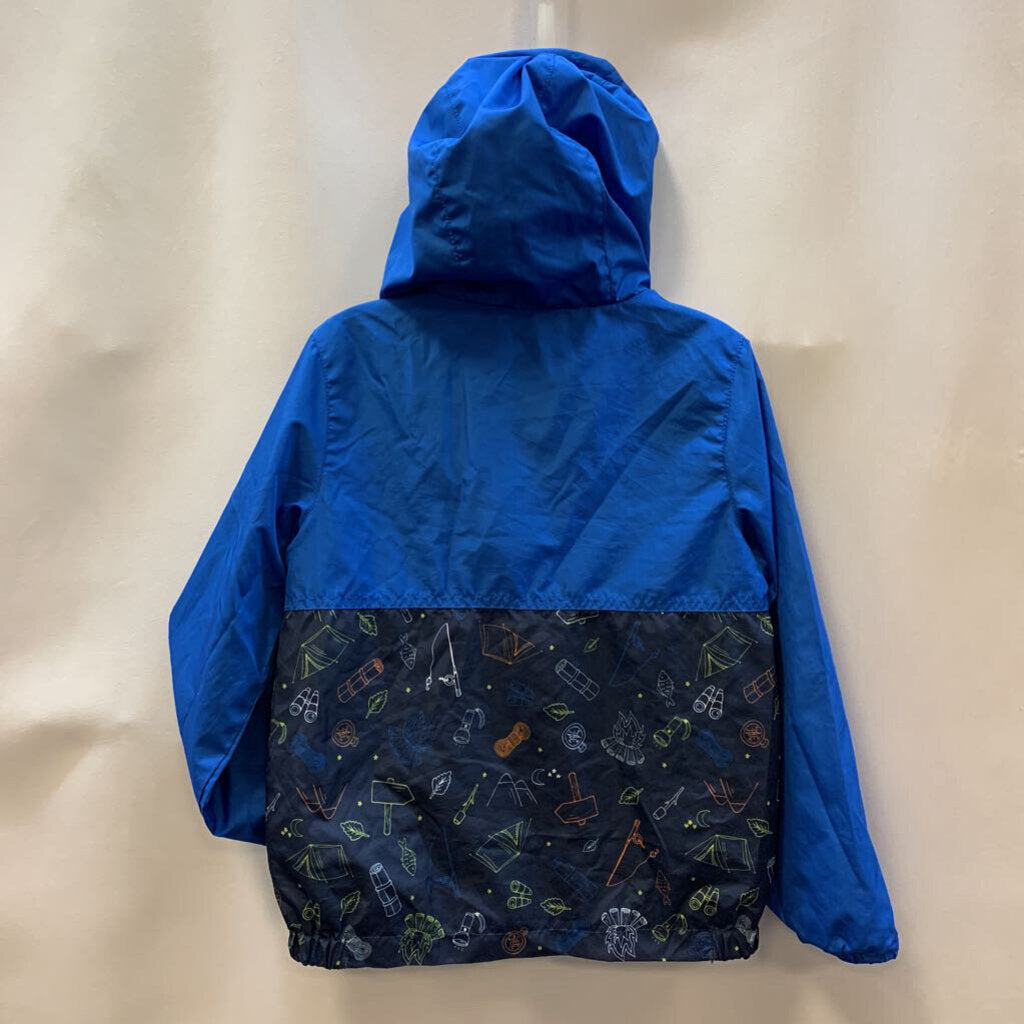 Jacket Light Weight Hood Zip Rain Camp