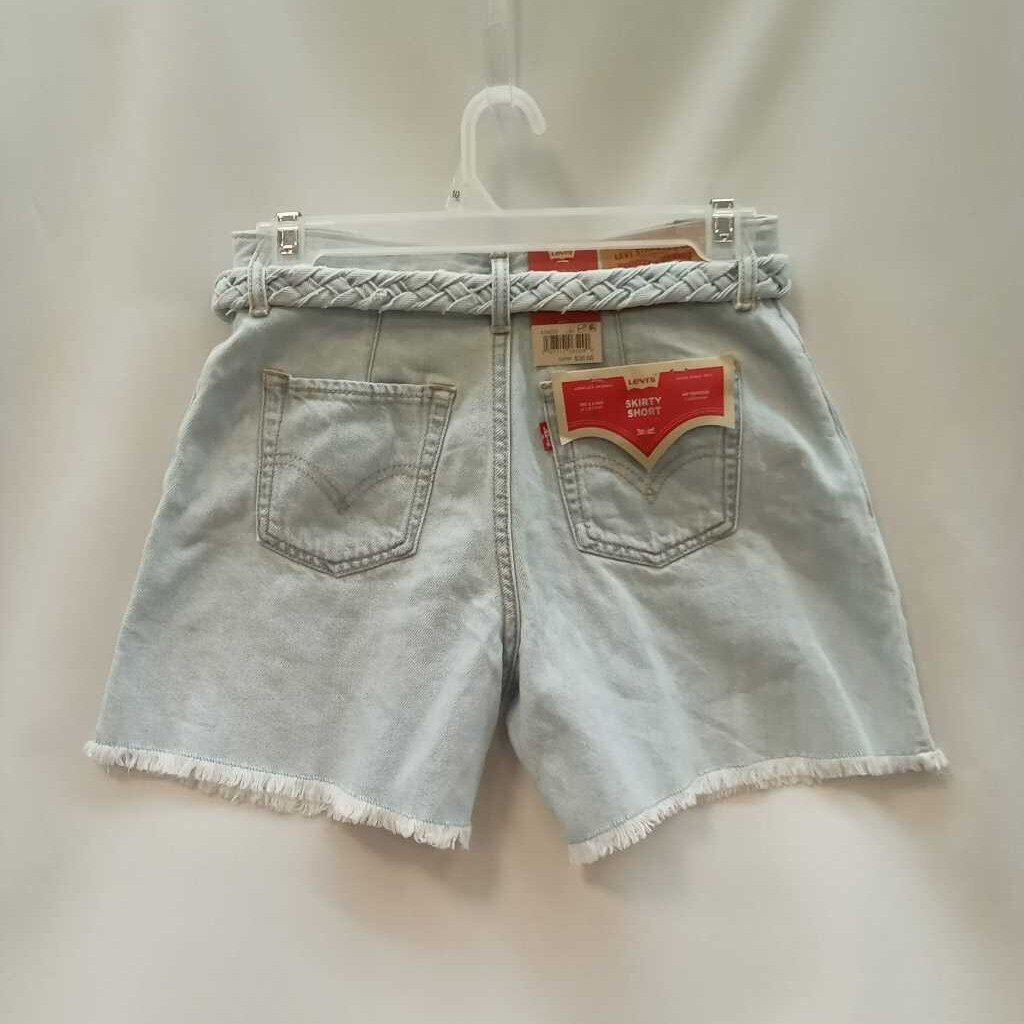 Shorts Skirty Belted Denim