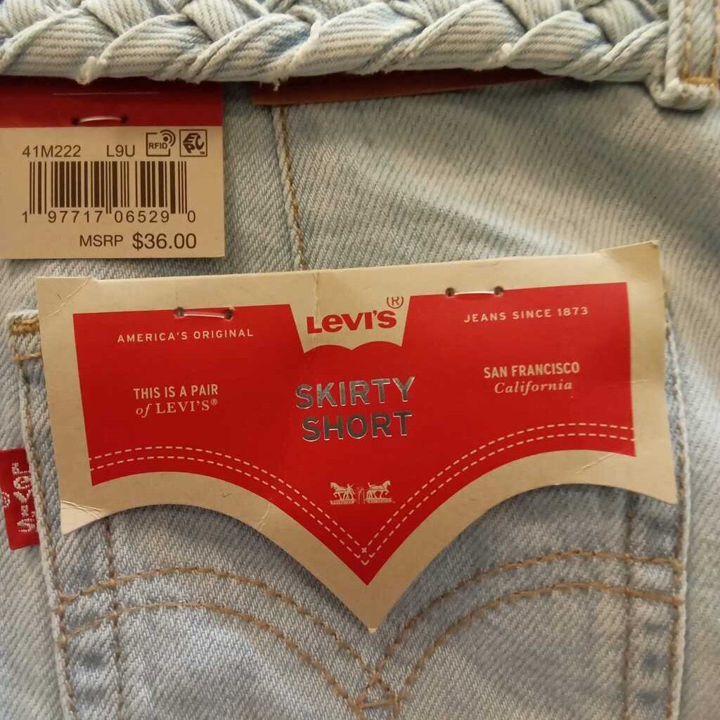 Shorts Skirty Belted Denim