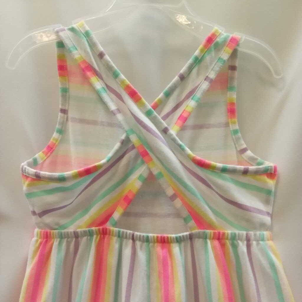Dress Maxi Neon Stripe