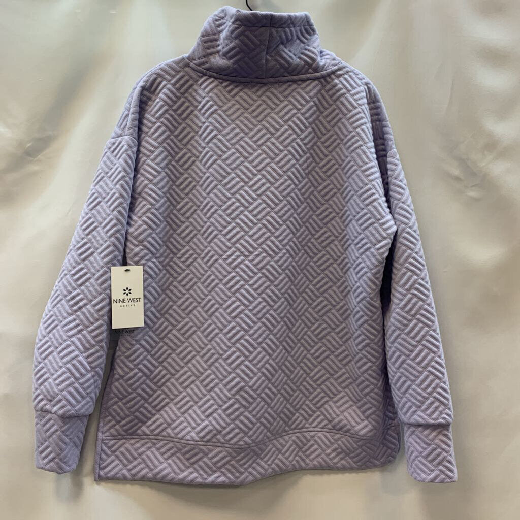 Shirt: Long Sleeve Quilted Athletic Pull-Over