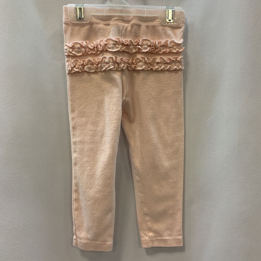 Pants: Legging Ruffle Bottom