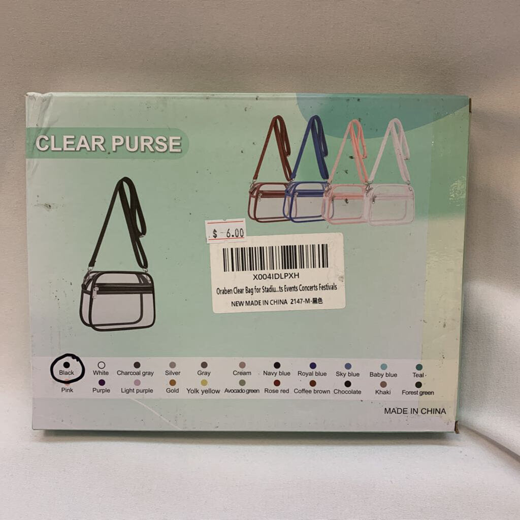 Bag: Clear Stadium Cross Body