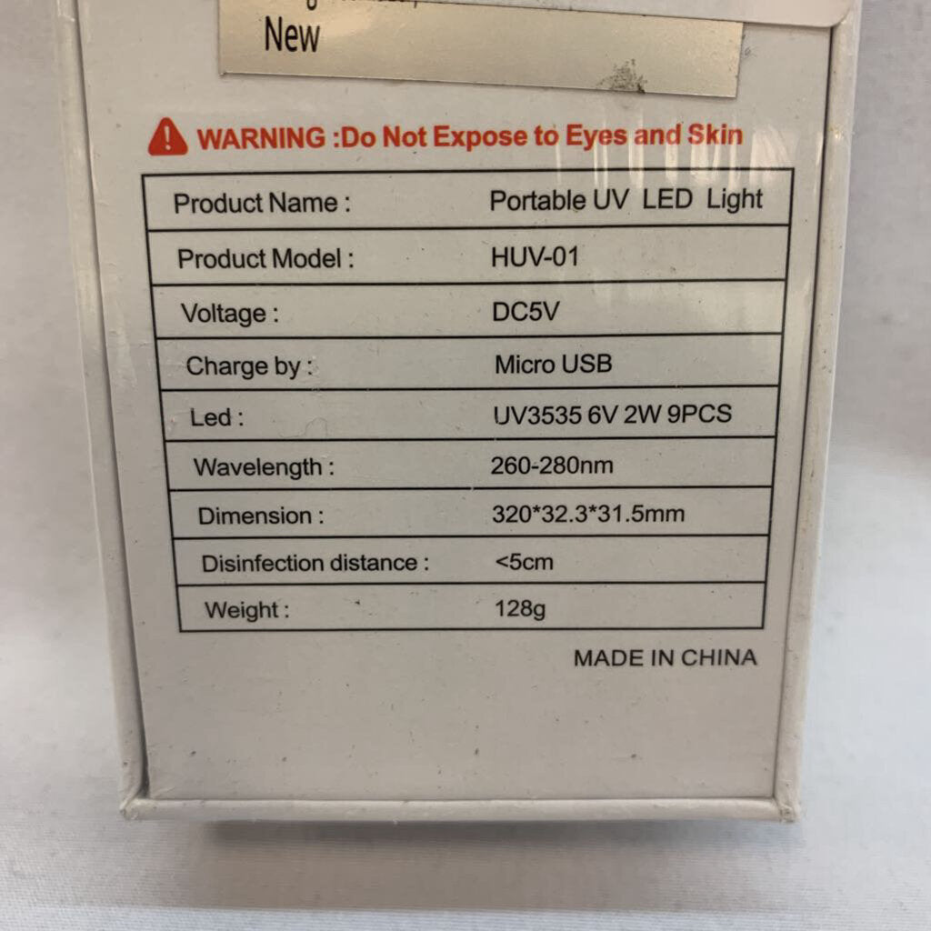 UVC LED Sterilizer Wand