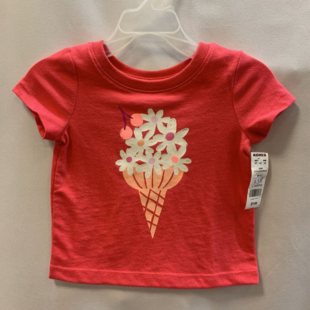 Shirt: Short Sleeve Flower