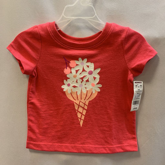Shirt: Short Sleeve Flower