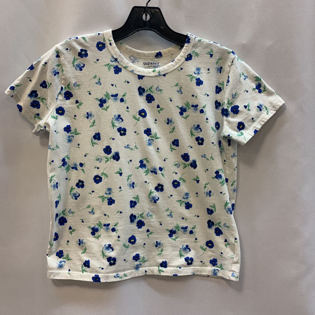 Shirt: Short Sleeve Flower with Stems