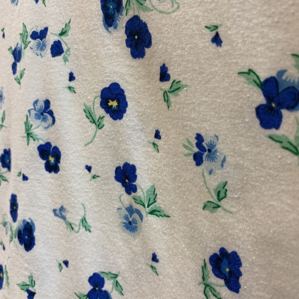 Shirt: Short Sleeve Flower with Stems