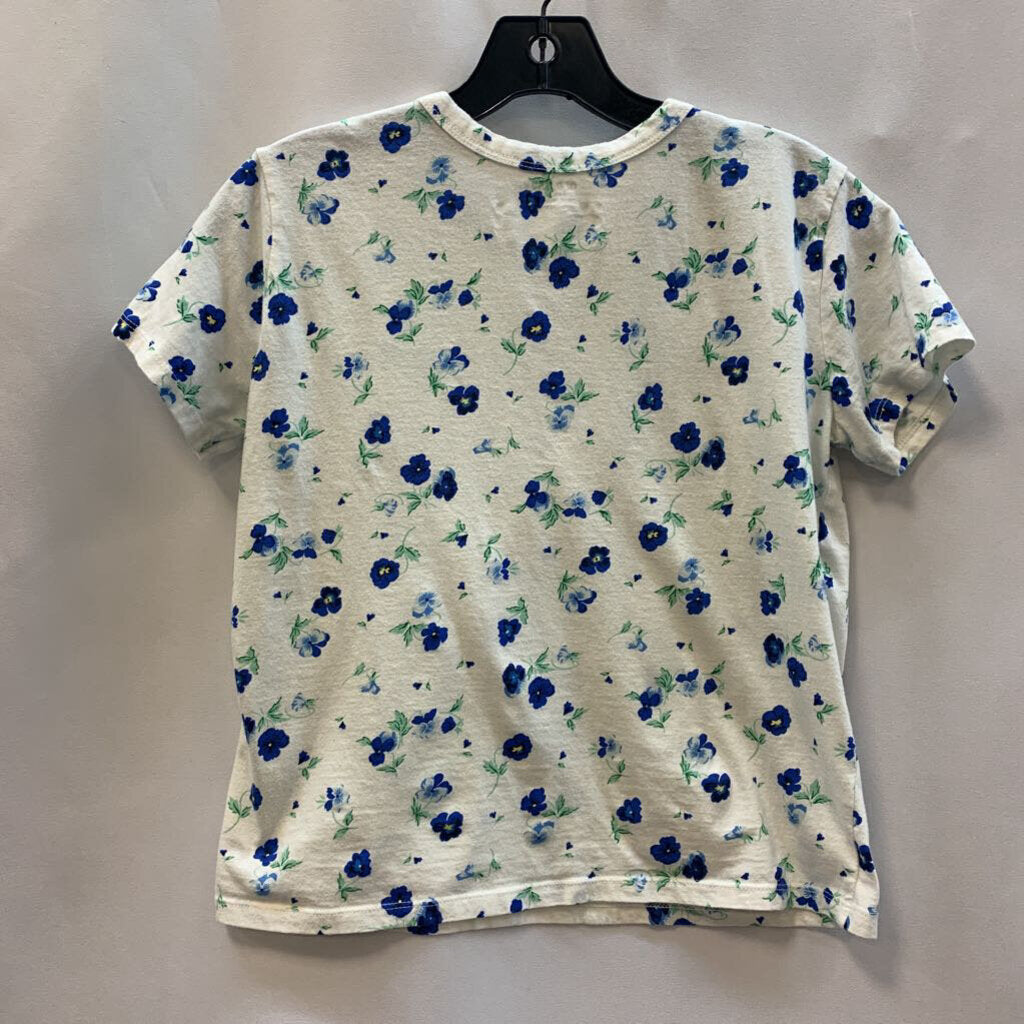 Shirt: Short Sleeve Flower with Stems