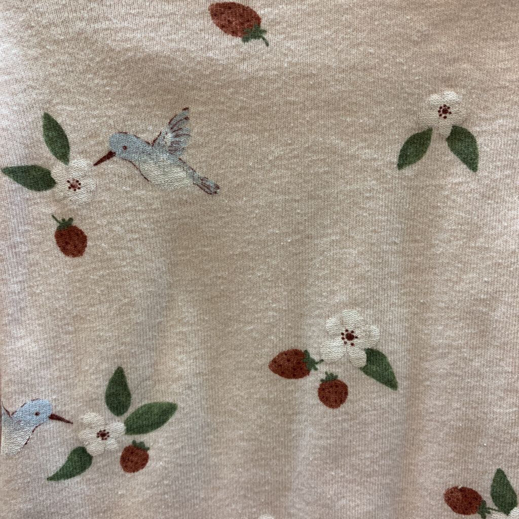 Sleeper Gown Long Sleeve Hummingbird