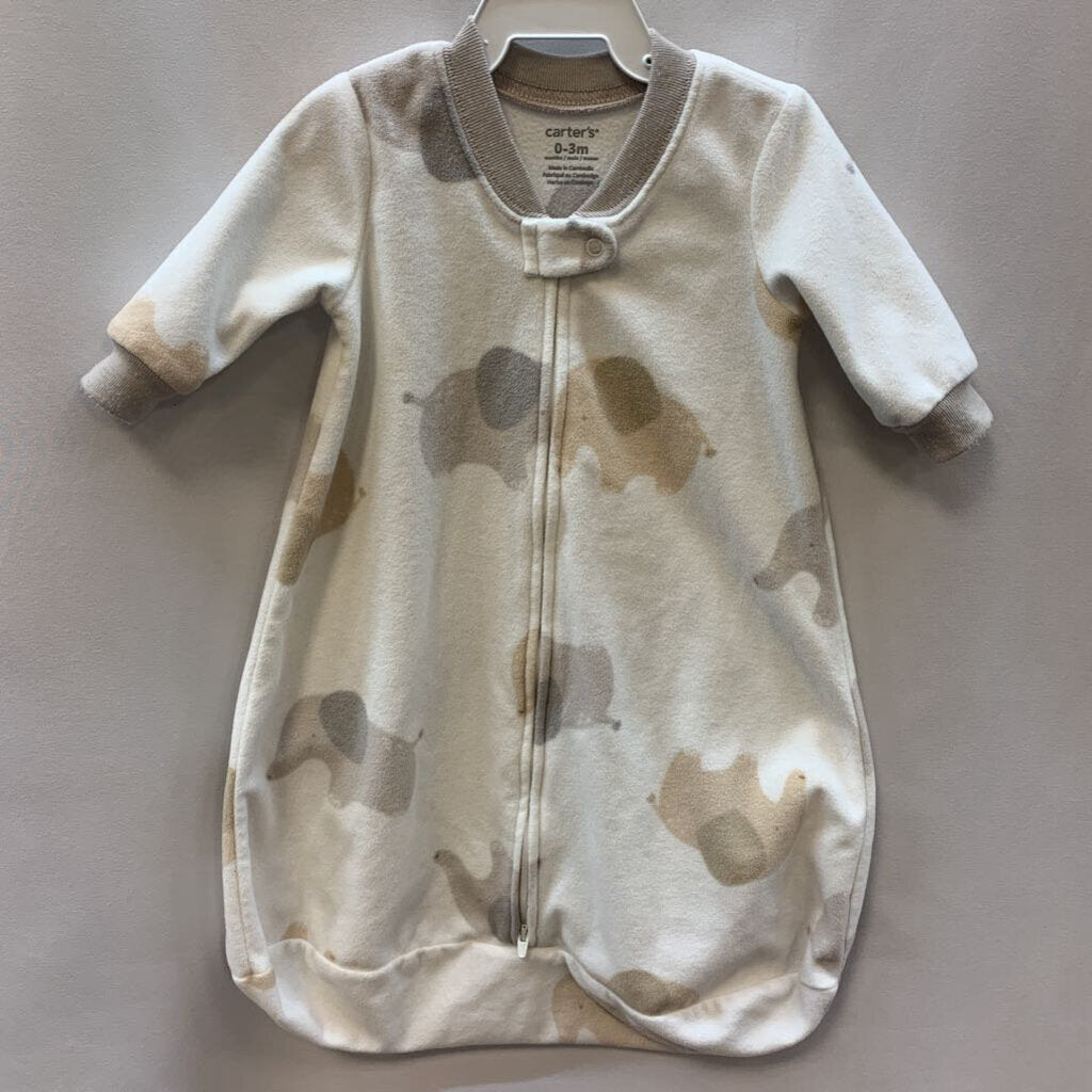SleepSack Long Sleeve Elephants Fleece