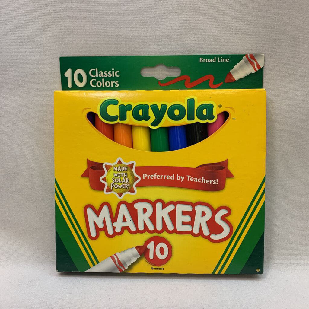 Craft: Broad Line Markers 10 Ct.