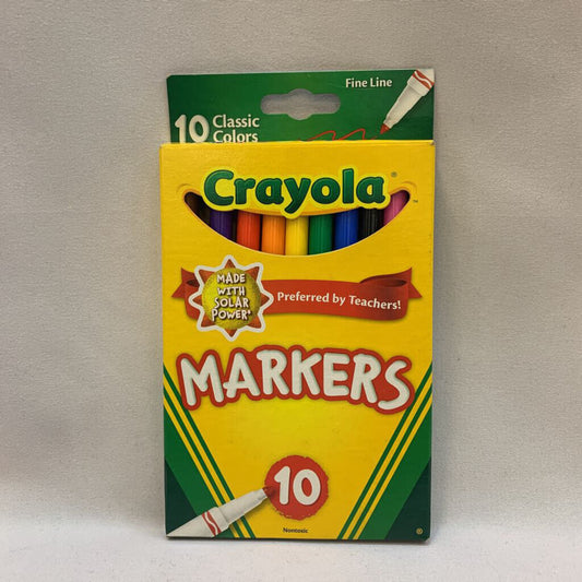 Craft: Fine Tip Markers 10 Ct