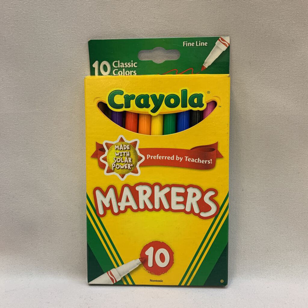 Craft: Fine Tip Markers 10 Ct