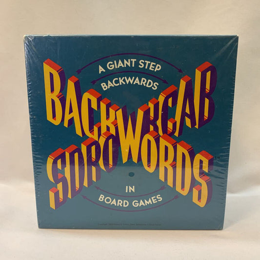 Backwords Board Game - Vintage