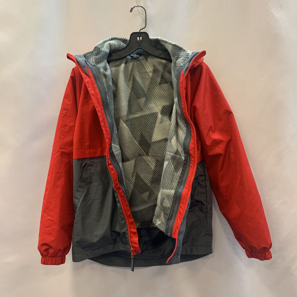 Coat: Windbreaker Fleece Lined Hoodie
