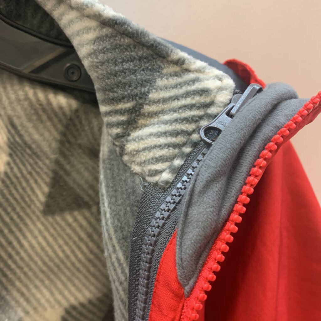 Coat: Windbreaker Fleece Lined Hoodie