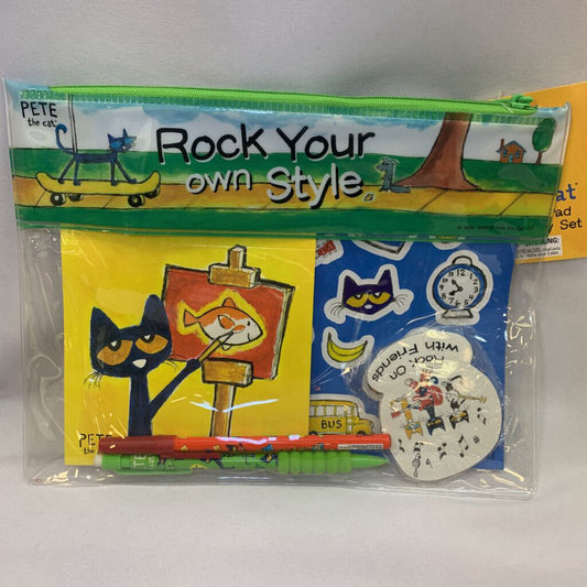 Pete The Cat Doodle Stationery Set