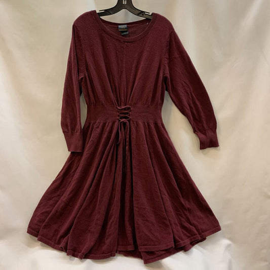 Dress: Long Sleeve Sweater High Neck