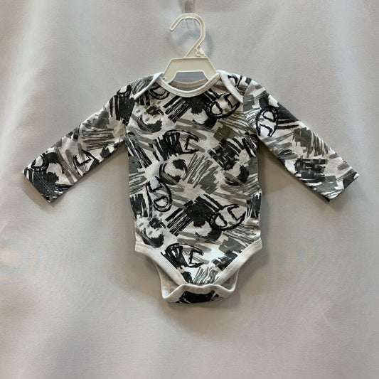 Onesie: Long Sleeve Scribble