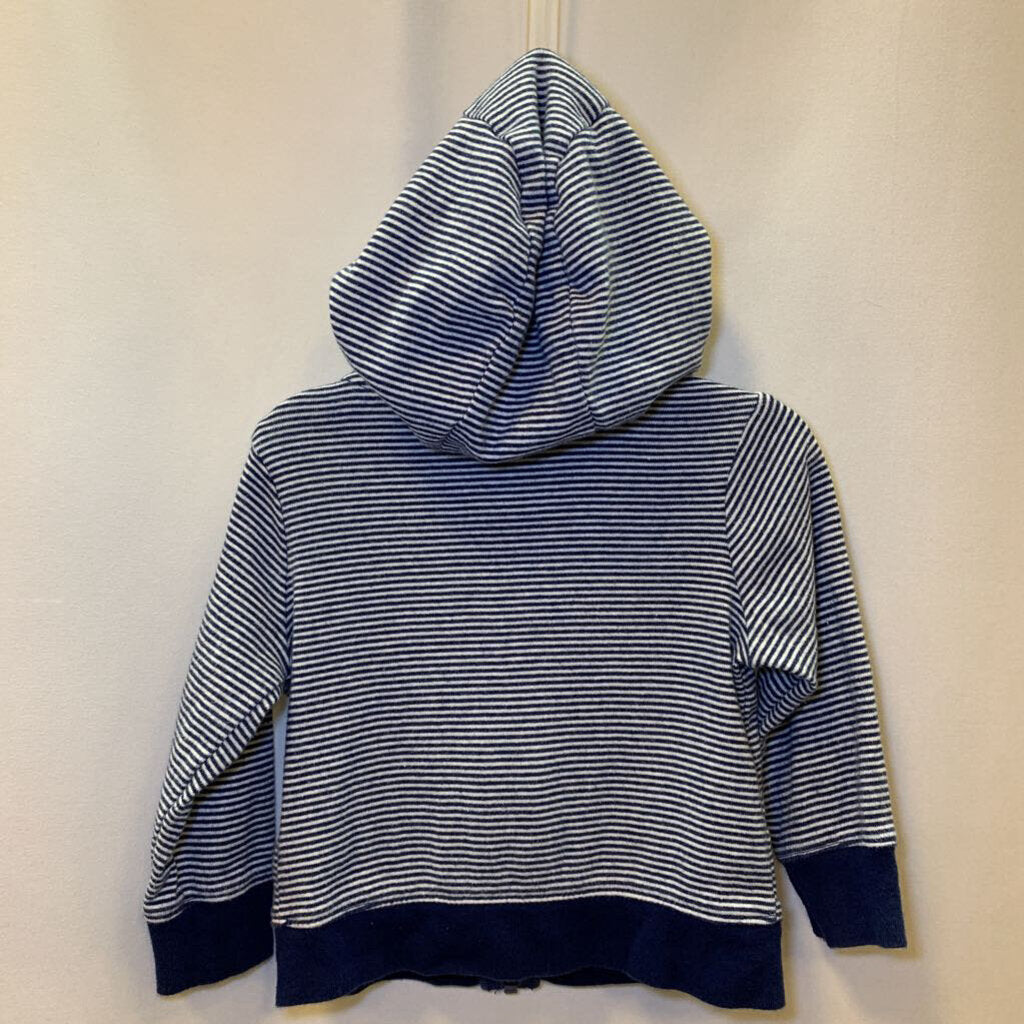 Sweatshirt: Hoodie Zip Stripes Daddy's Team All Stars