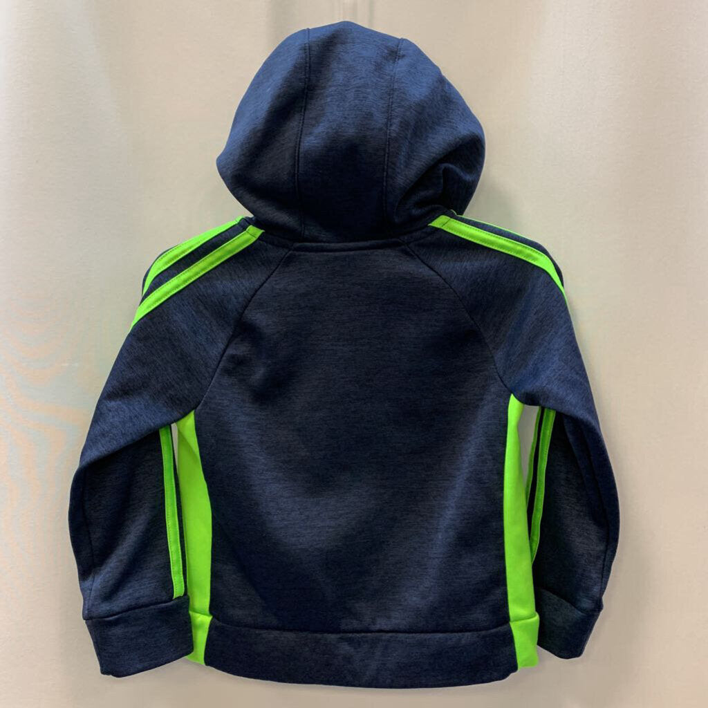 Sweatshirt: Hoodie Zip Stripe