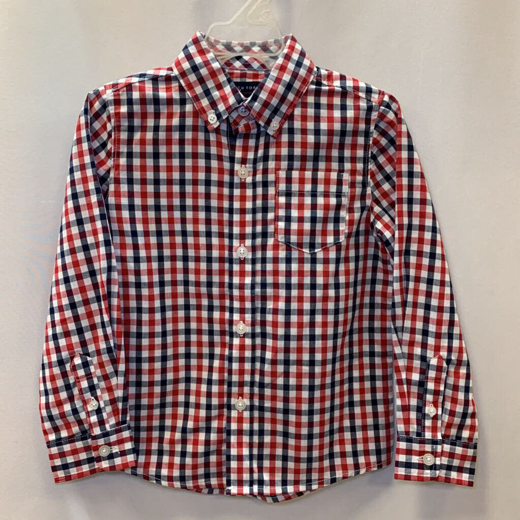 Long Sleeve Shirt: Button-Down Plaid