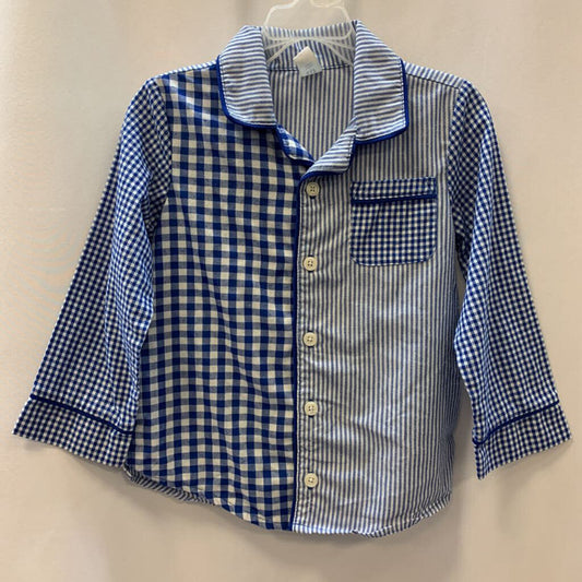 PJ Shirt: Long Sleeve Collared Button Up