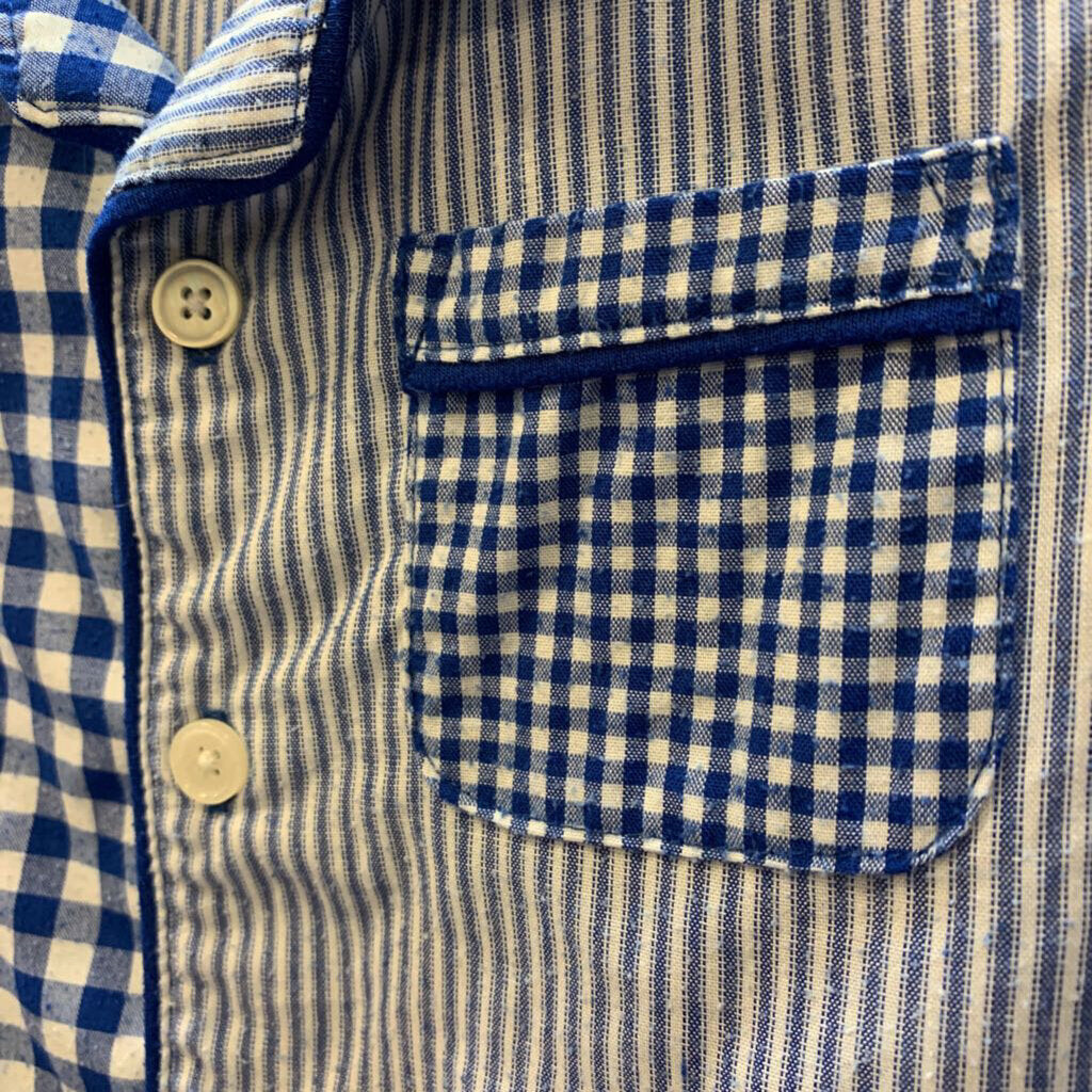 PJ Shirt: Long Sleeve Collared Button Up