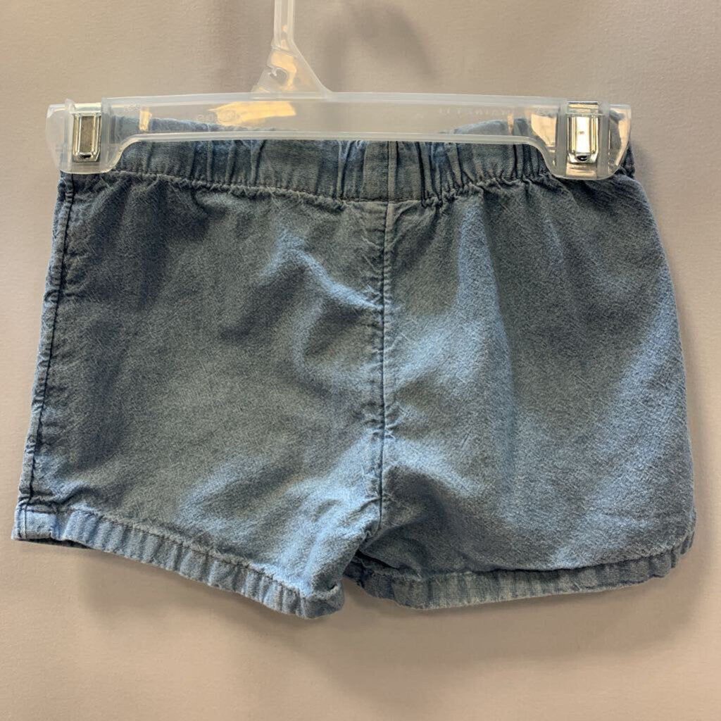 Shorts: Faded Denim Look