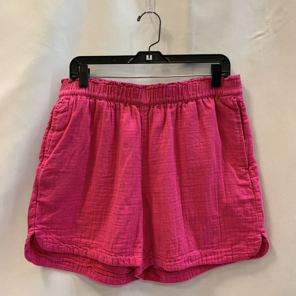 Pants: Shorts Linen Cotton Elastic Waist