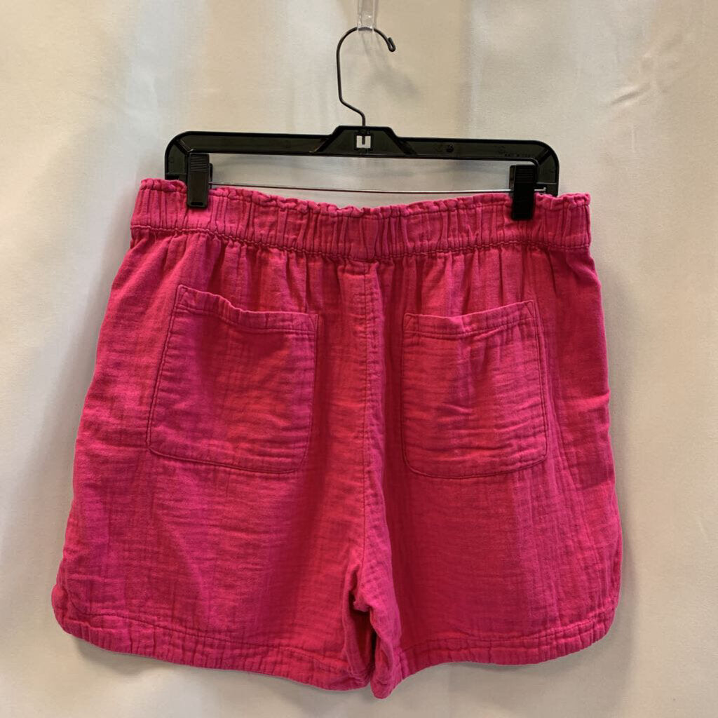 Pants: Shorts Linen Cotton Elastic Waist