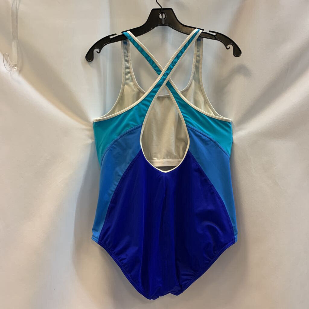 Bathing Suit: One Piece Cross Back