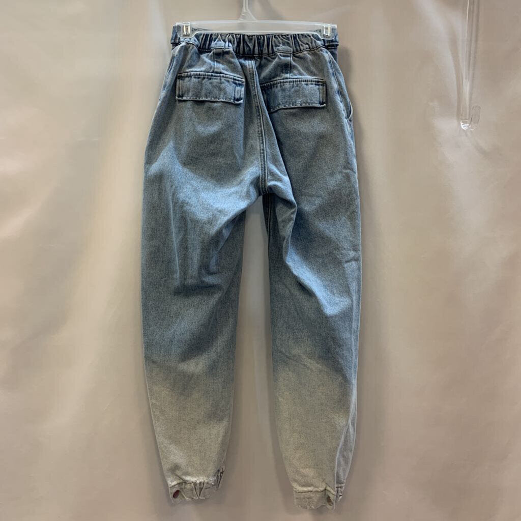 Pants: Acid Wash Jeans