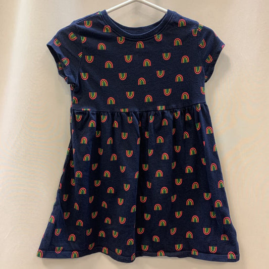 Dress: Short Sleeve Rainbow