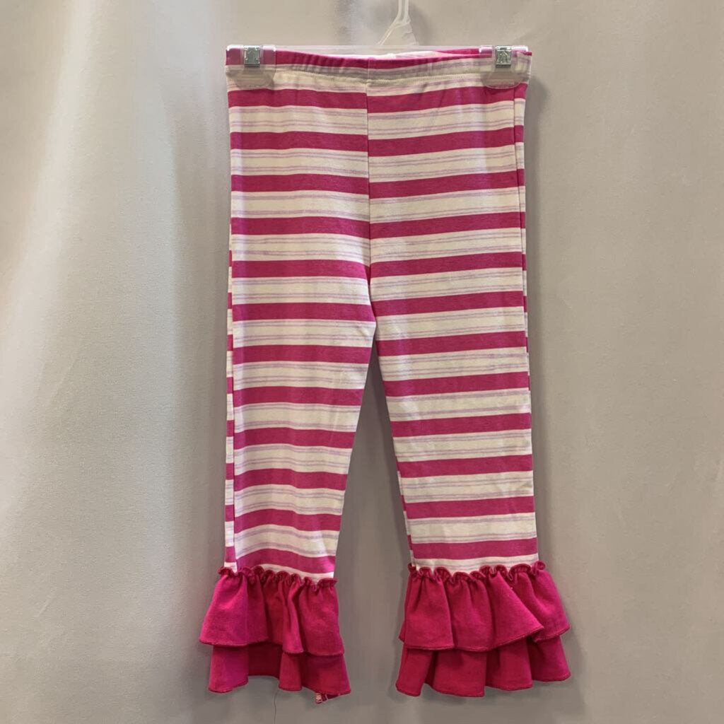 Pants: Striped with Ruffle Ankles