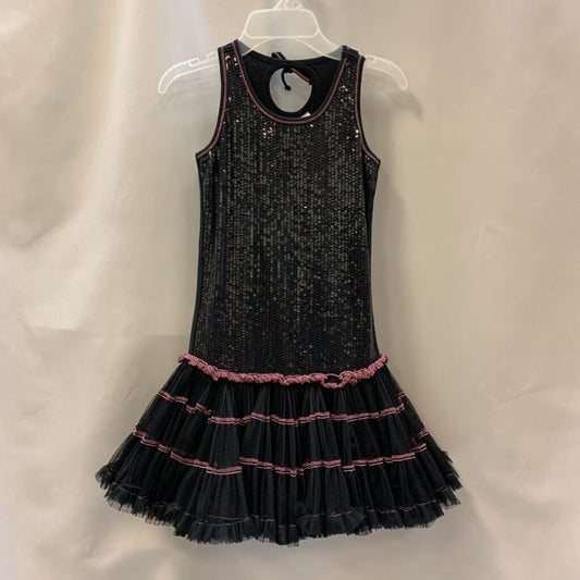 Dress: Sequin Tank with Ruffles