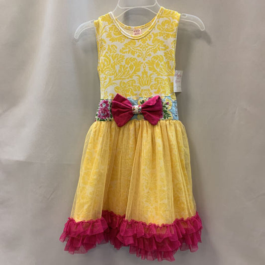 Dress: Tank with Bow and Sheer Ruffles