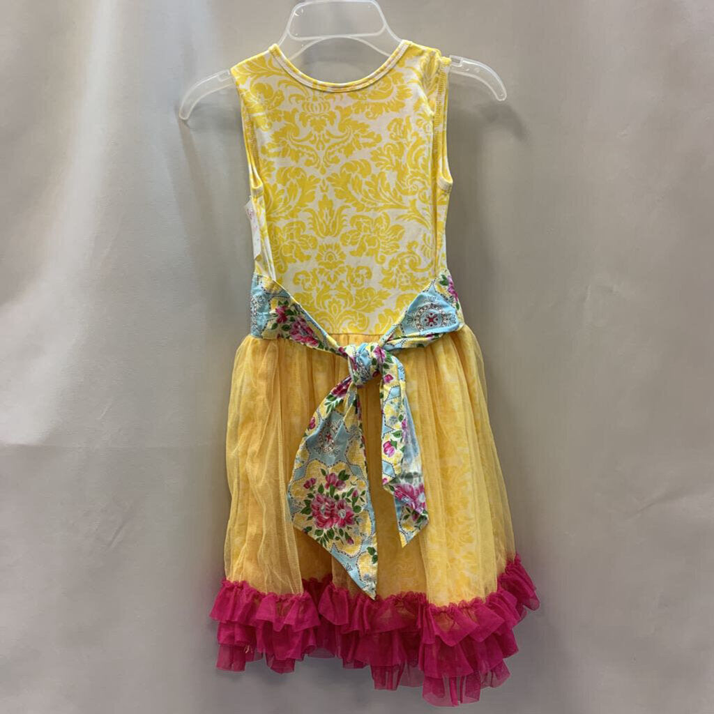 Dress: Tank with Bow and Sheer Ruffles