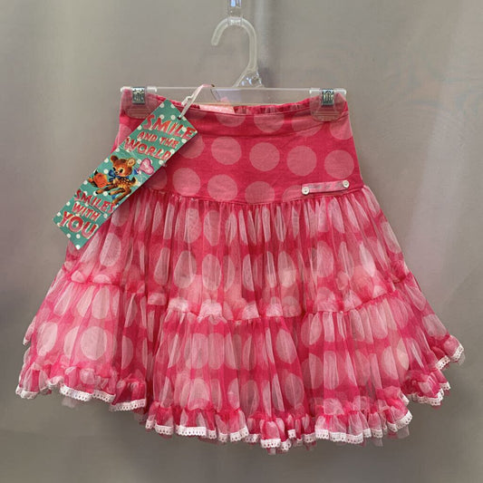 Skirt: Ruffle Polka Dot