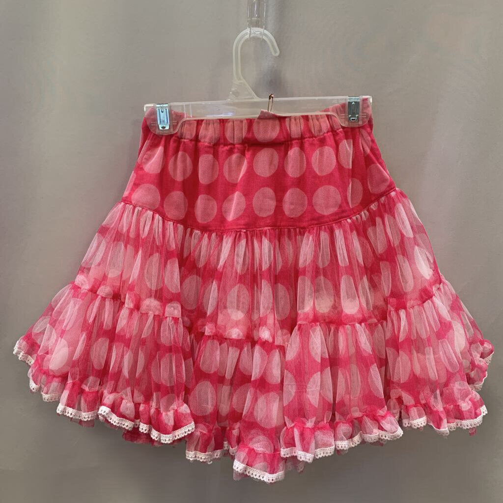 Skirt: Ruffle Polka Dot