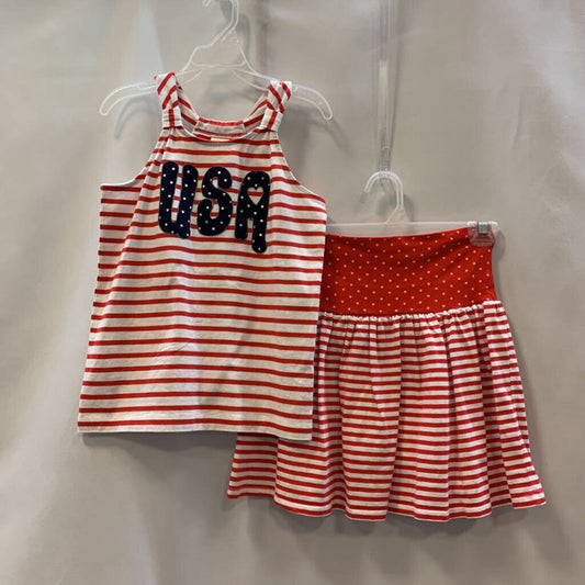 2 Pc USA Tank with Skirt
