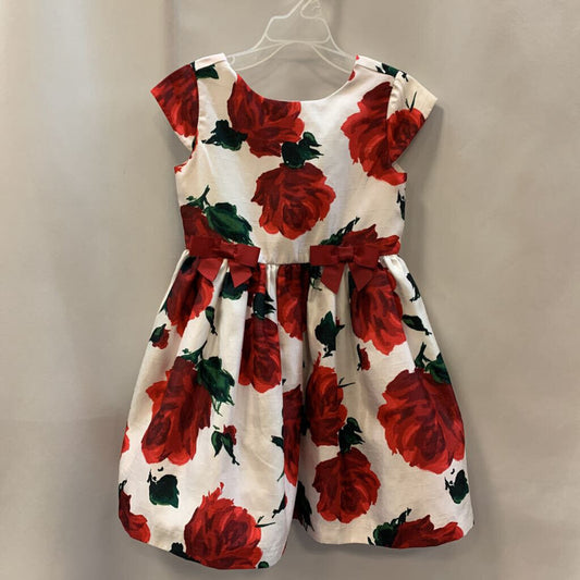 Dress: Cap Sleeve Roses