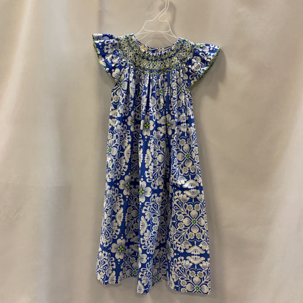 Dress: Floral Flutter Sleeve